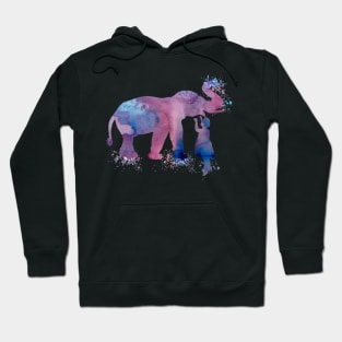 elephant and child Hoodie